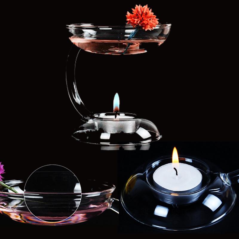 ƶ̽    ũ ĵ Ȧ д Ź/Aramis Romantic Glass Double-deck Candle Holder Candlestick Dining Table